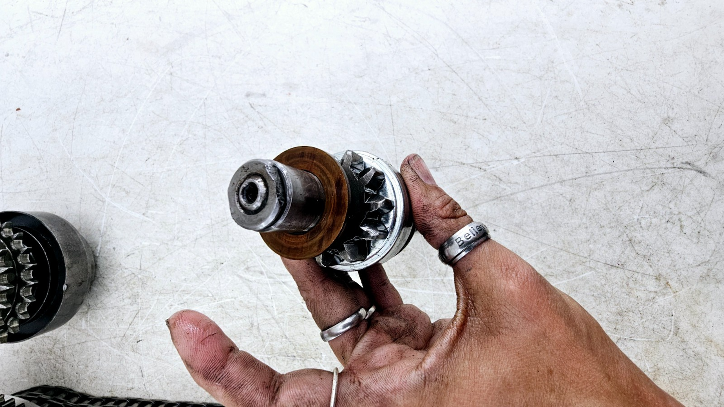 1988 HARLEY SOFTAIL Primary Clutch Chain Jackshaft Compensator Tapered Shaft