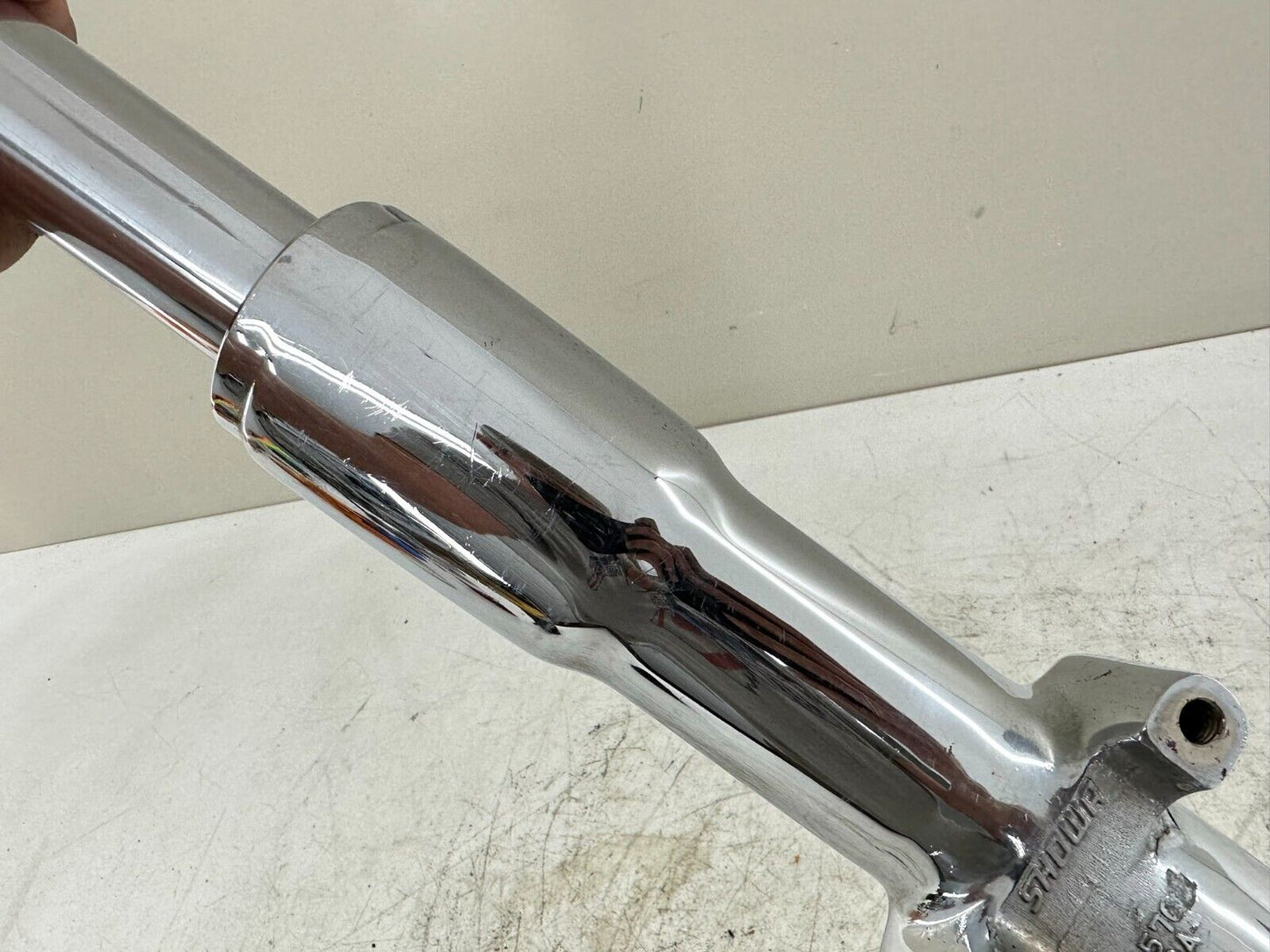 1999 HARLEY DAVIDSON SOFTAIL Front Fork Tube Left Side Chrome Lower 86-05
