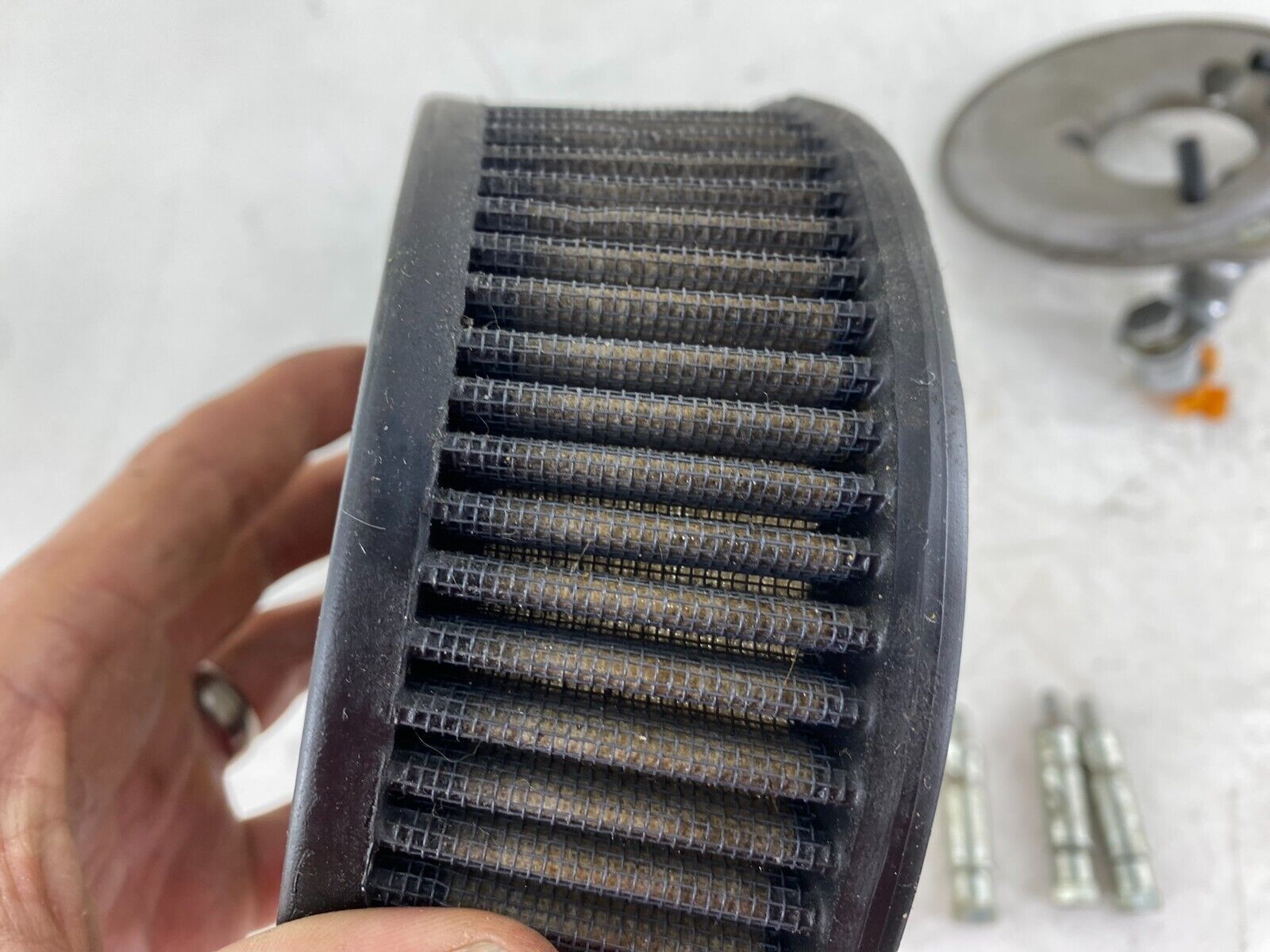 HARLEY DAVIDSON SOFTAIL DYNA Touring Air Filter Housing Backing Plate & Hardware