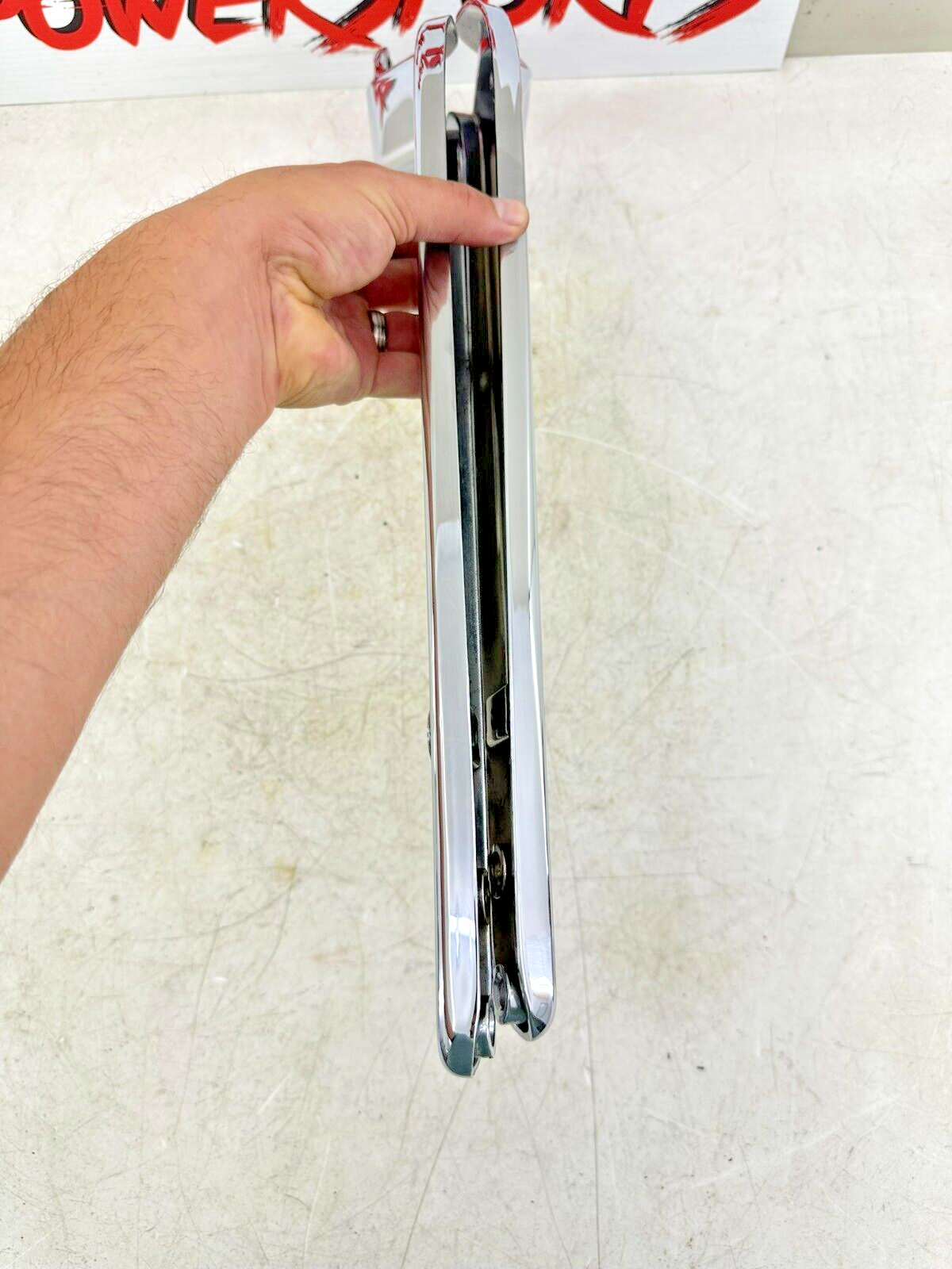 1999 HARLEY SOFTAIL Chrome Rear Fender Frame Strut Arm Bars