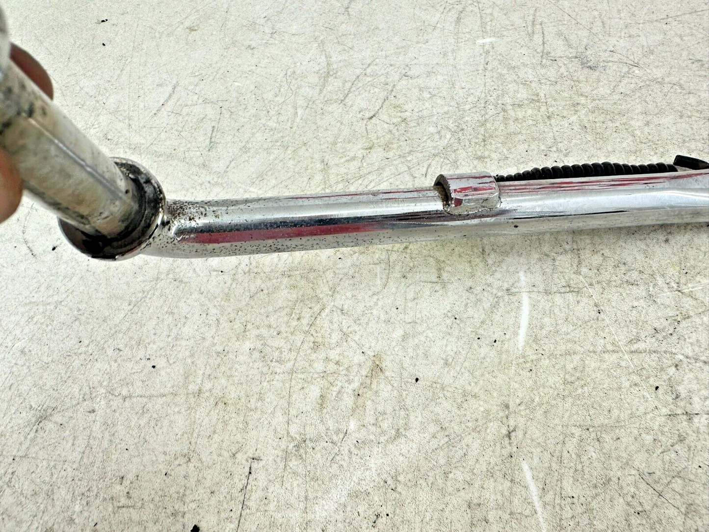 2006 HARLEY SOFTAIL DELUXE OEM HD Chrome Kickstand Kick Side Stand