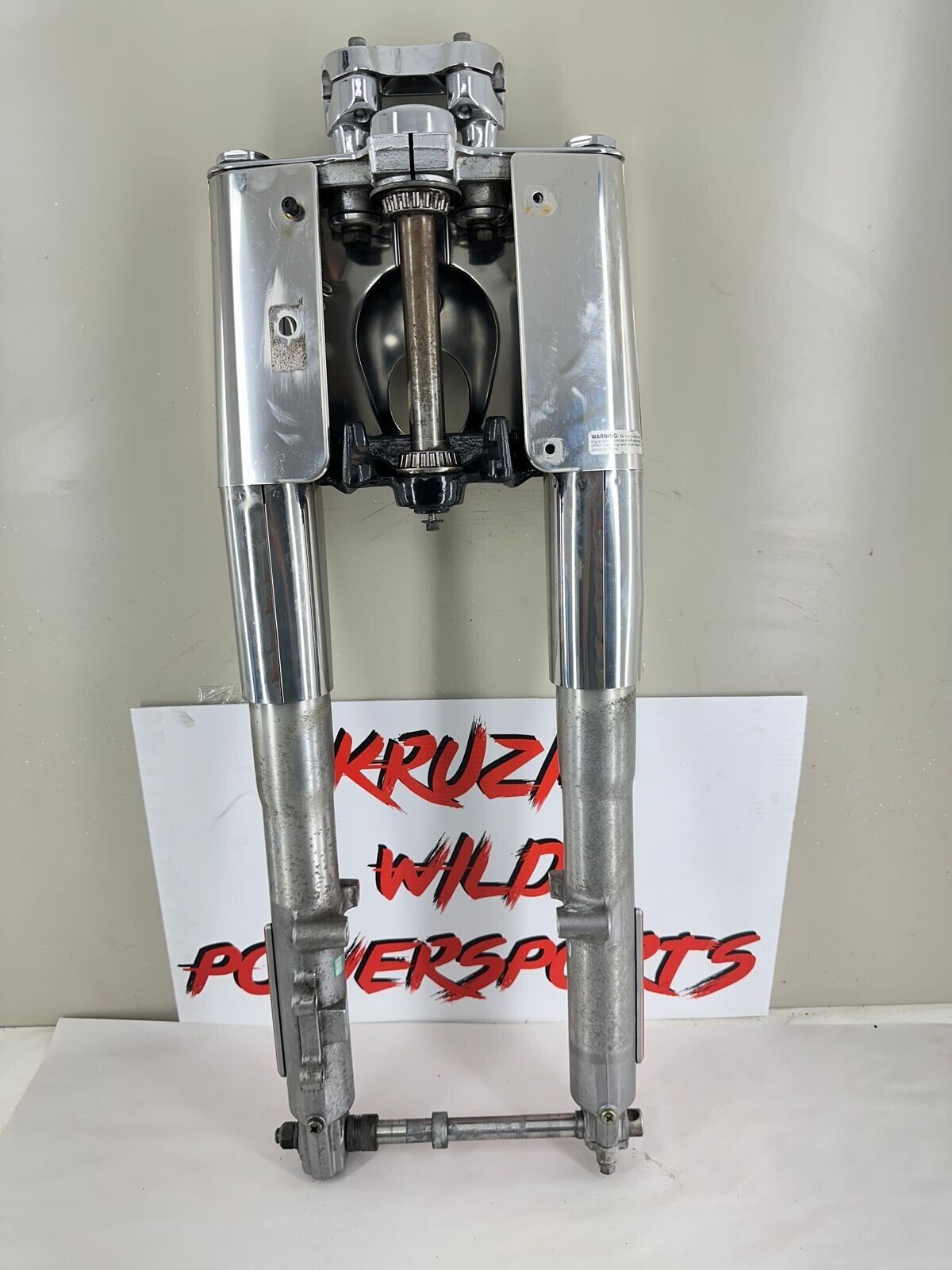 2001 HARLEY SOFTAIL Fatboy Forks Triple Clamps Frontend