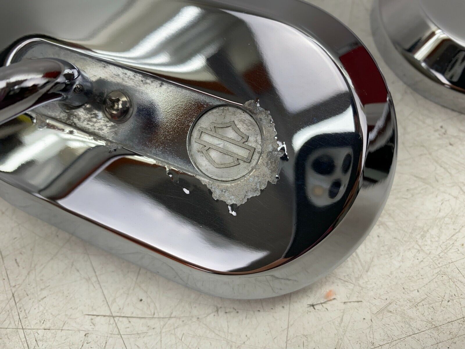 2003 HARLEY DAVIDSON FLH ROADKING CVO Chrome RT LT Rear View Mirrors