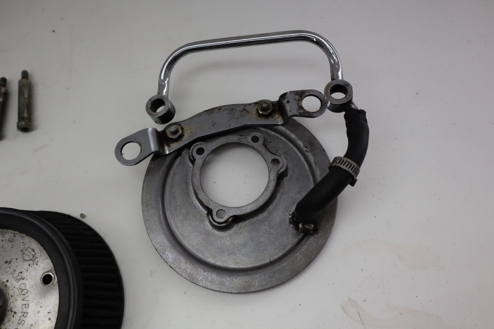 2001 HARLEY DAVIDSON SOFTAIL Air Filter Housing Mounting Flange & Hardware