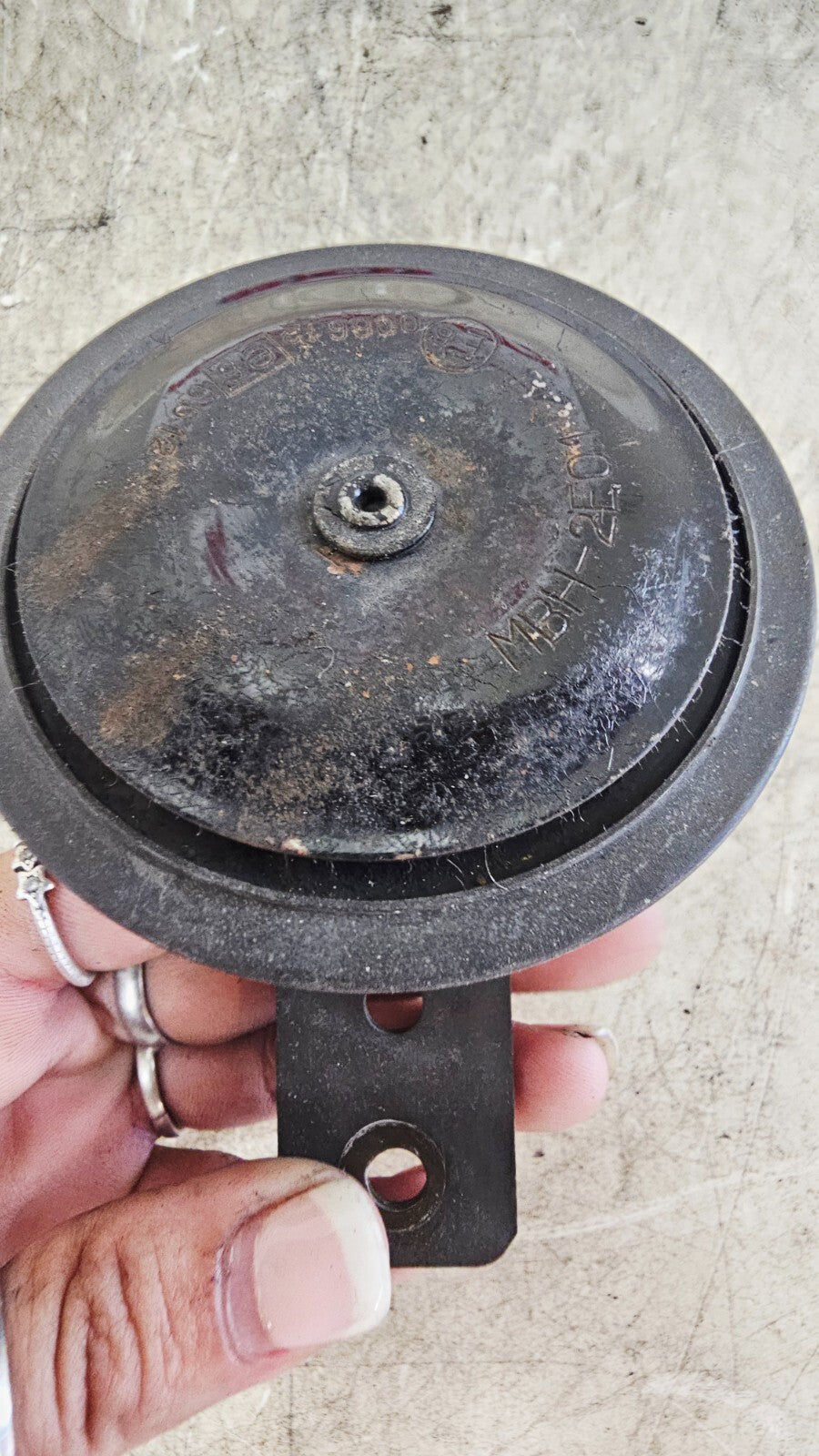 1995 HONDA GOLDWING GL1500 Black Dual Horns w/ Brackets