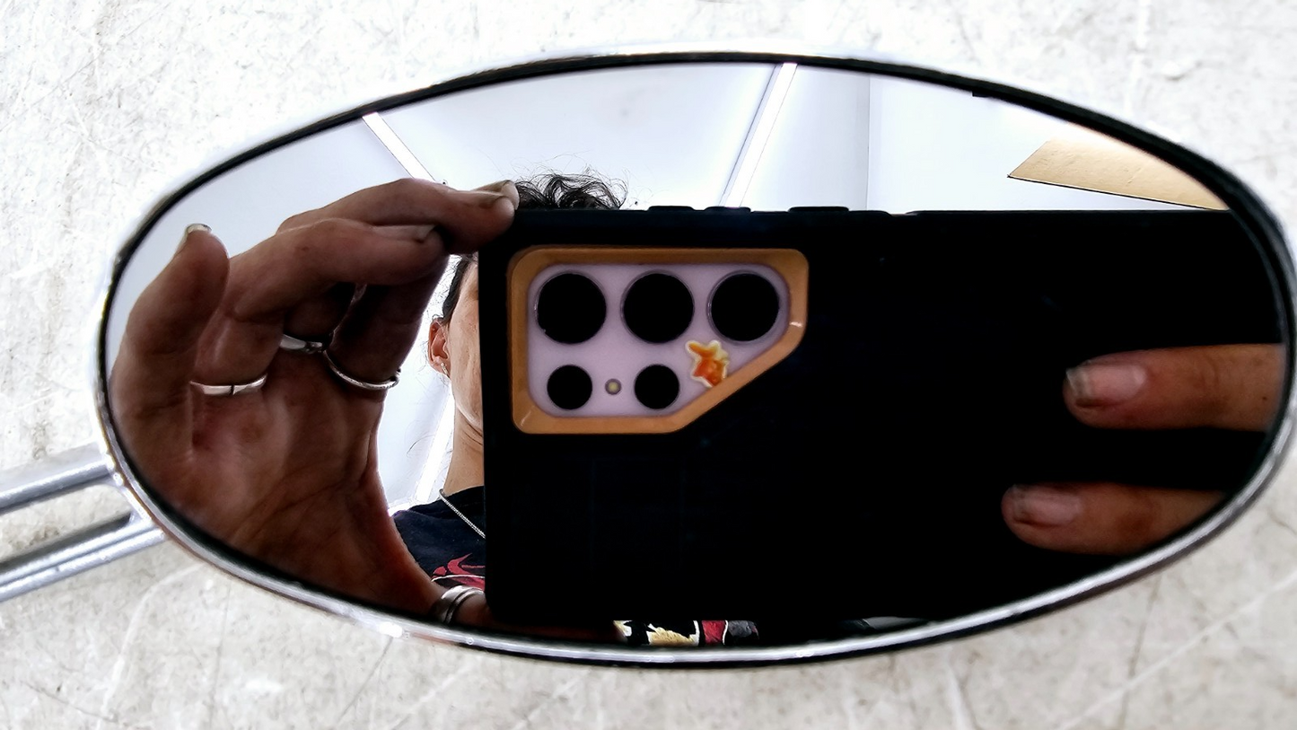1988 HARLEY SOFTAIL Chrome Right Side Mirror