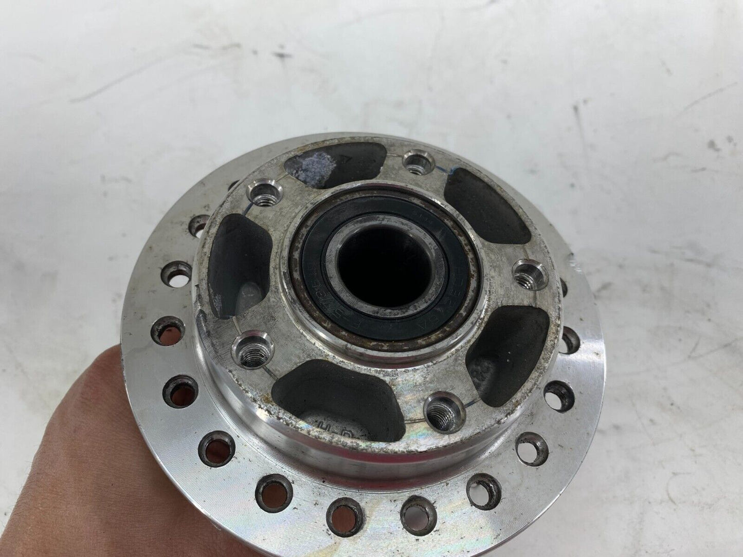 06-17 Harley Davidson Dyna Street Bob Front Wheel Hub w/ 1" Bearings