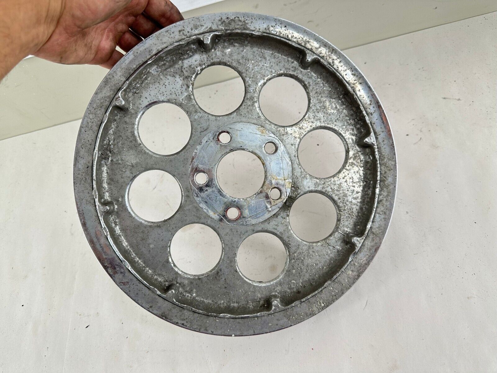 2000 HARLEY FLH ELECTRA GLIDE Chrome Rear Wheel Pulley Sprocket Gear