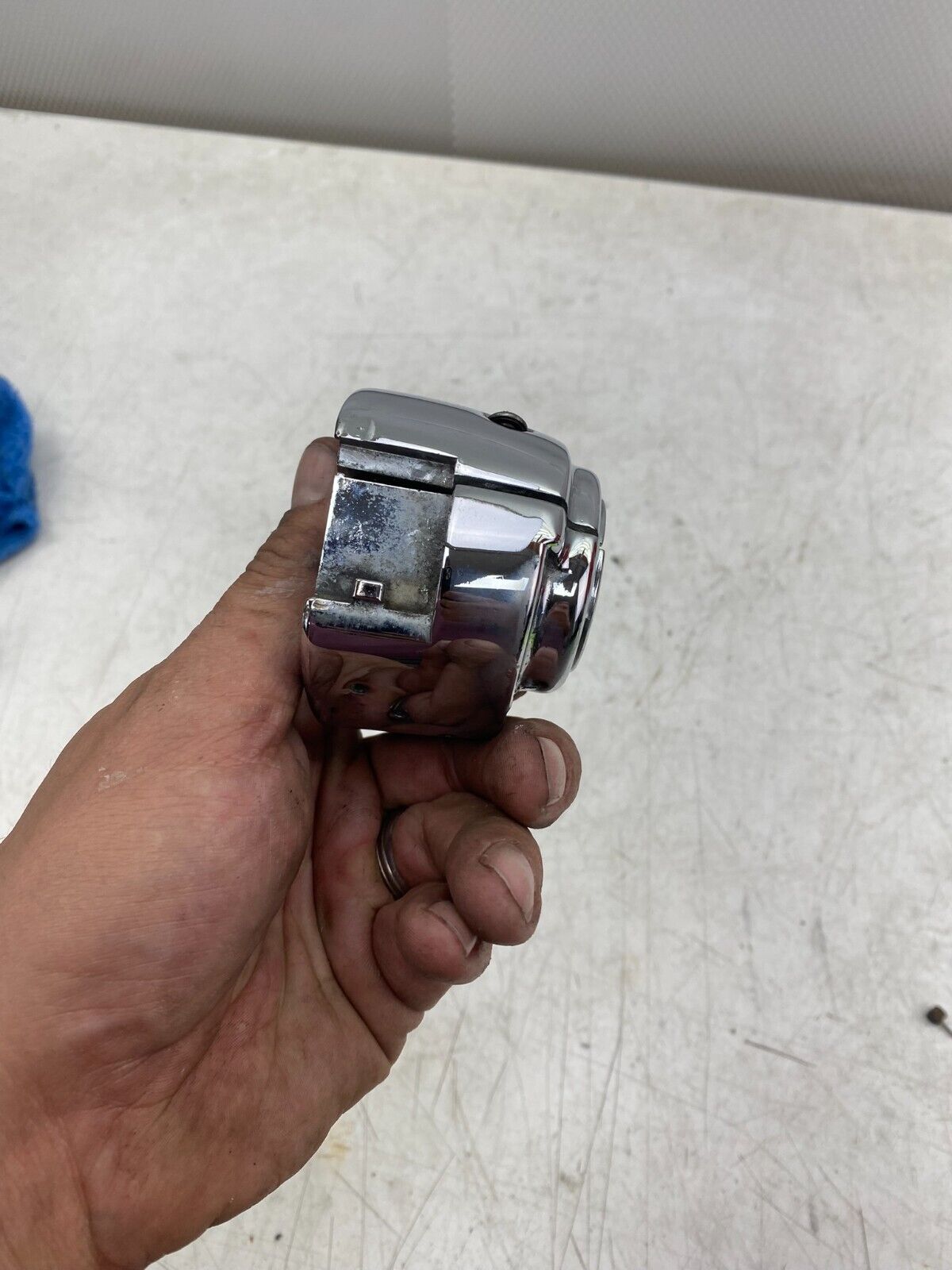 2001 HARLEY SOFTAIL DEUCE Chrome Left Hand Switch Housing Buttons