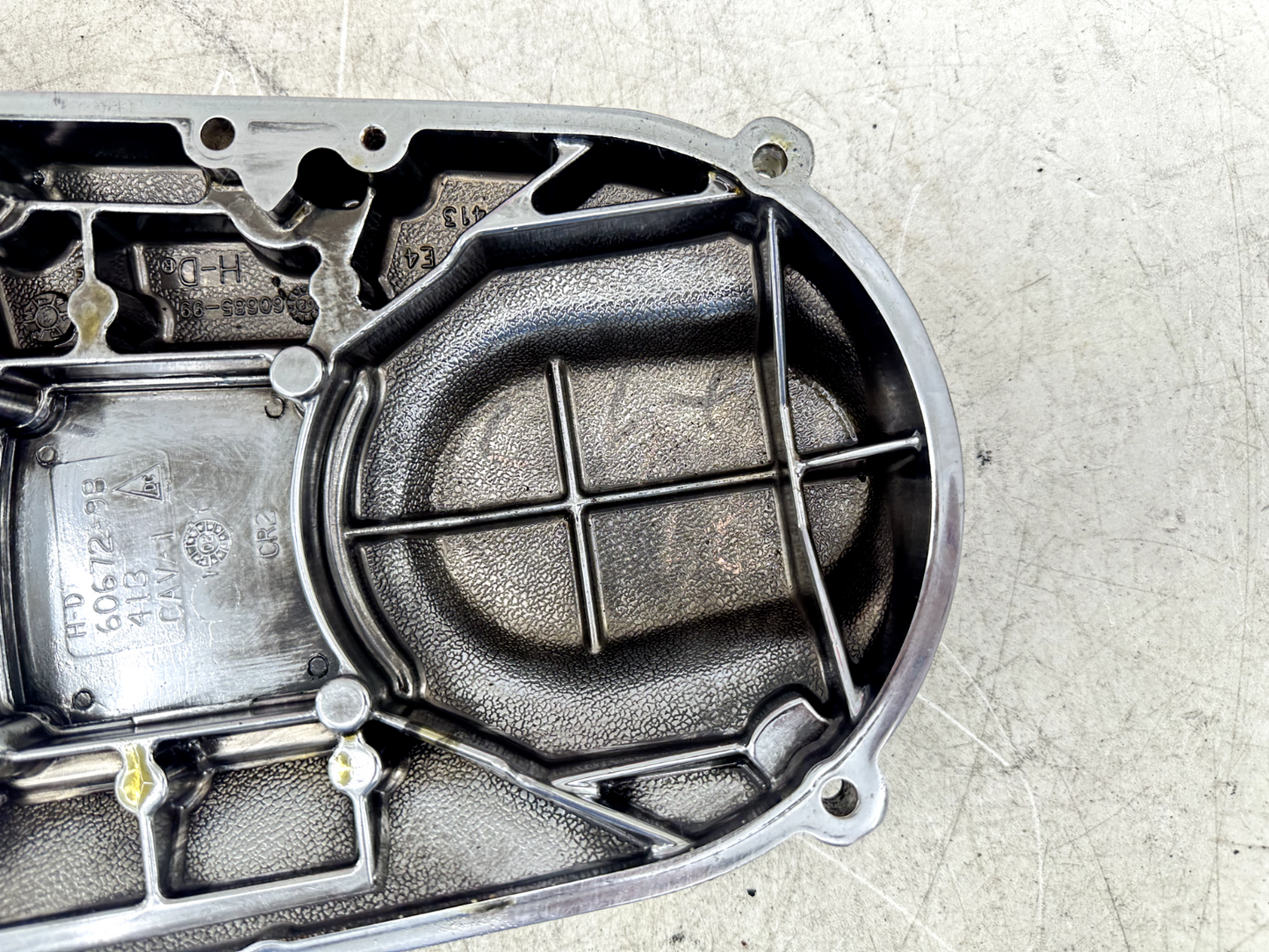 2003 HARLEY ELECTRA GLIDE classic Chrome Outer Primary Clutch Cover Case