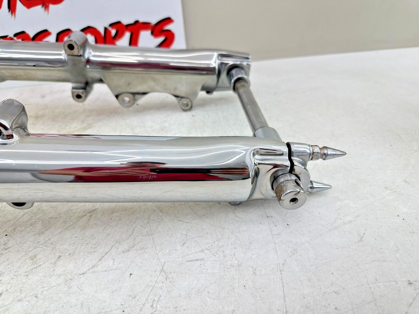 1999 HARLEY SOFTAIL Chrome Wide Glide Forks Triple Tree Clamp