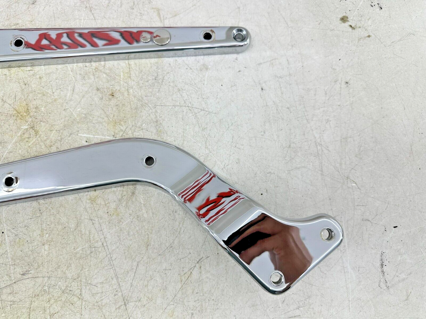 1999 HARLEY SOFTAIL Chrome Rear Fender Frame Strut Arm Bars