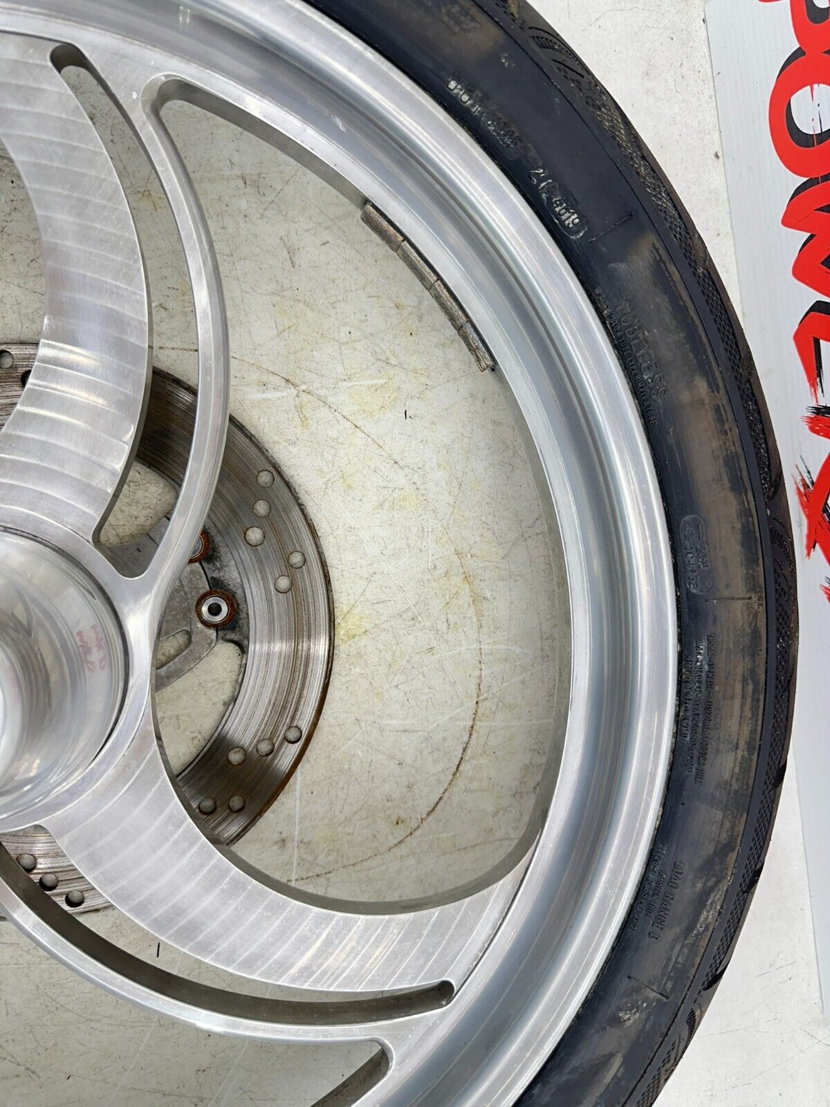 1999 HARLEY SOFTAIL 21" Front Wheel Rim Tire Mag 3 Spoke