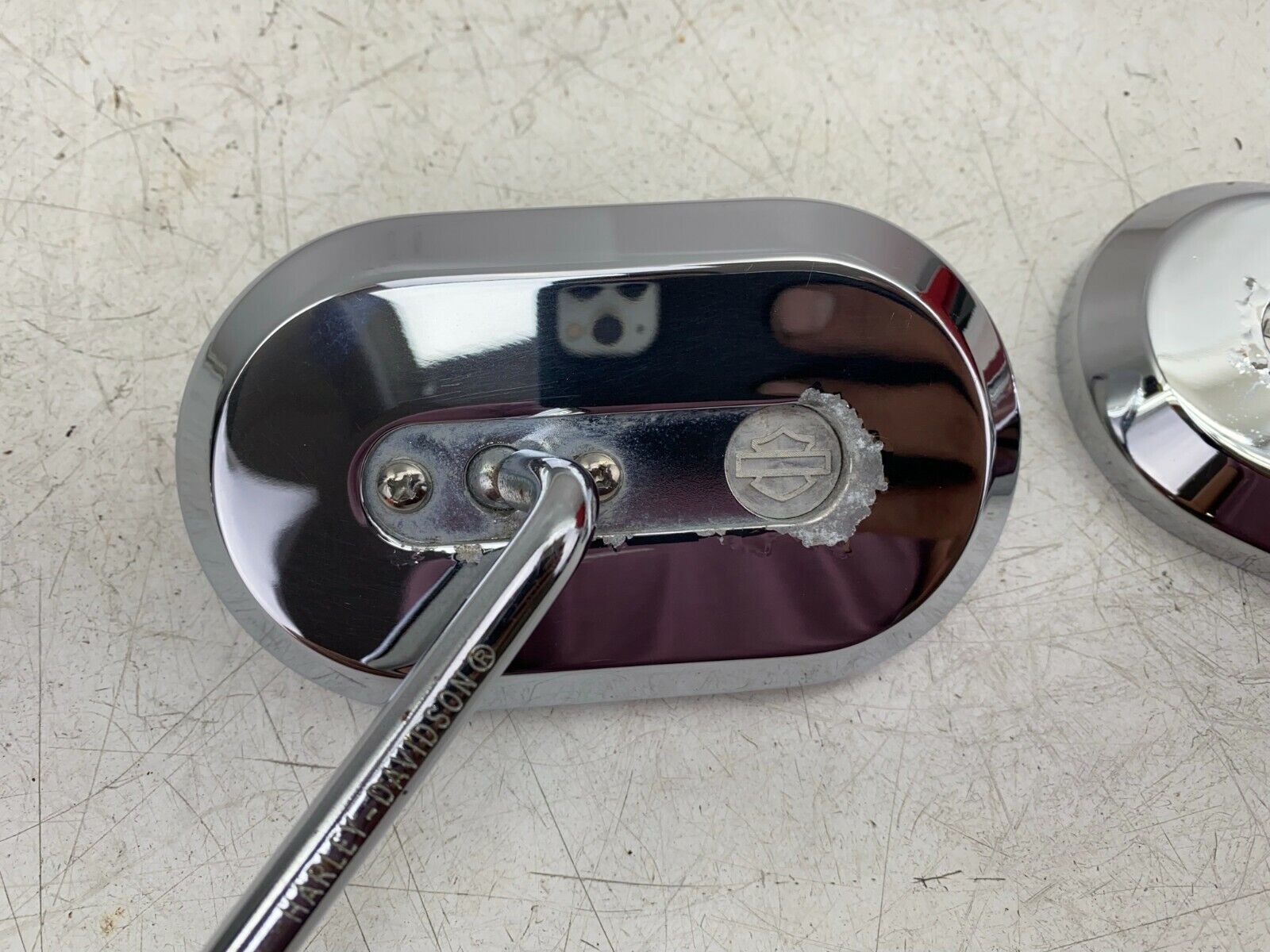 2003 HARLEY DAVIDSON FLH ROADKING CVO Chrome RT LT Rear View Mirrors