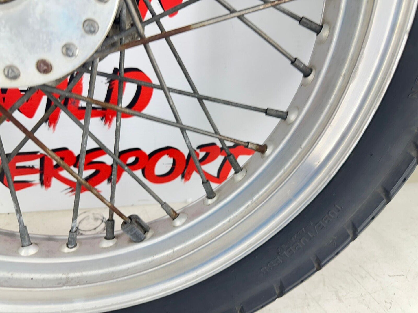 2003 Harley Davidson Sportster 99 Down 19" Front Wheel Rim Spoke Laced
