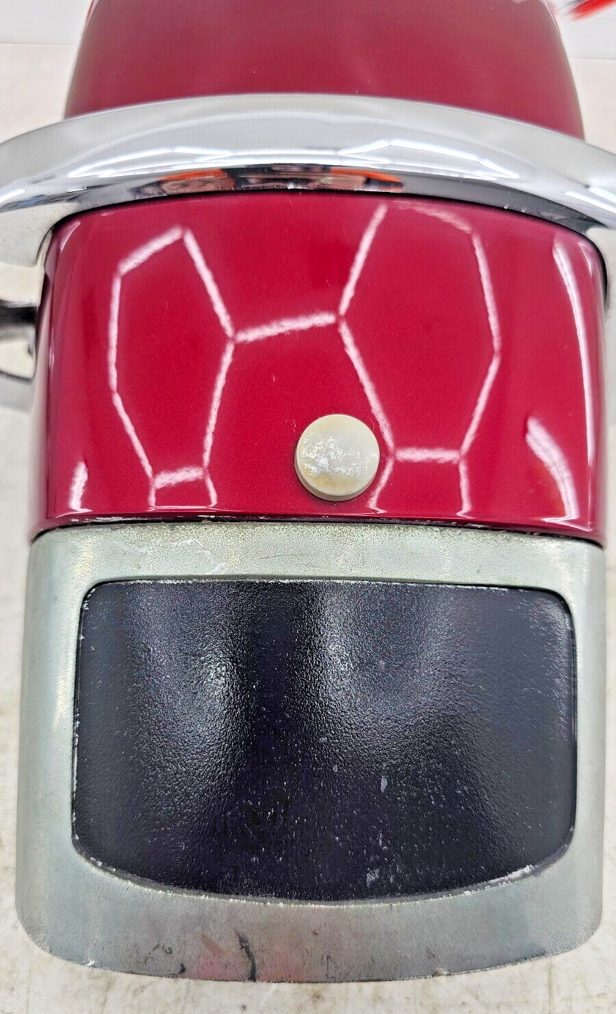 1993 HONDA GOLDWING GL1500 Front Fender Rear Section w/ Chrome Trim Red
