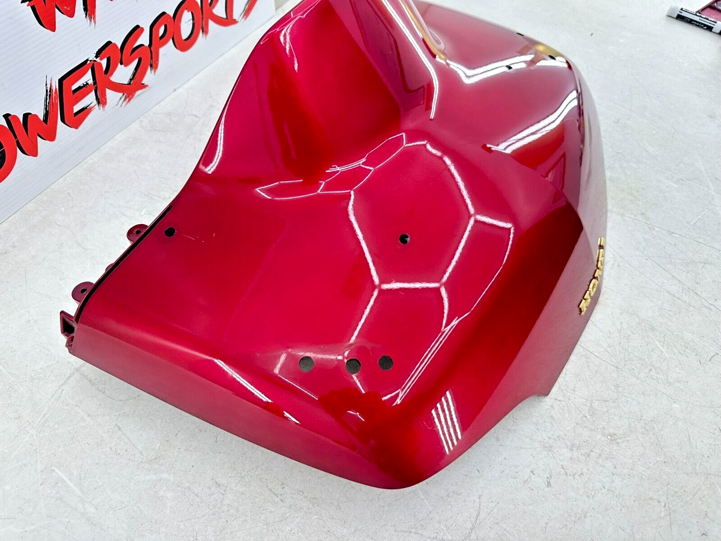 2004 Honda Goldwing GL1800 Rear Upper Top Trunk Lid Cover Fairing Red