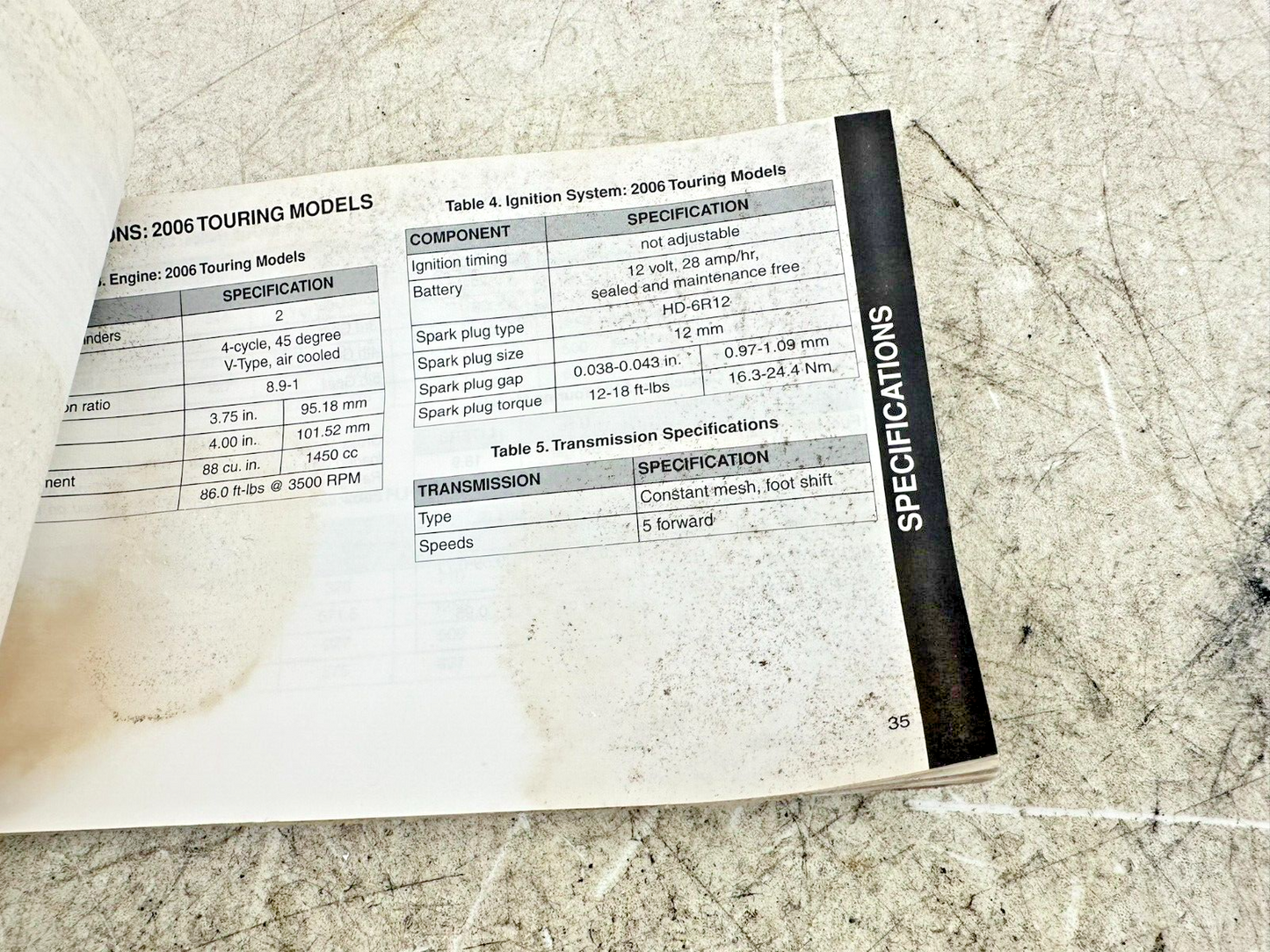 2007 Harley Electra Glide CVO Owner's Manual 99466-06