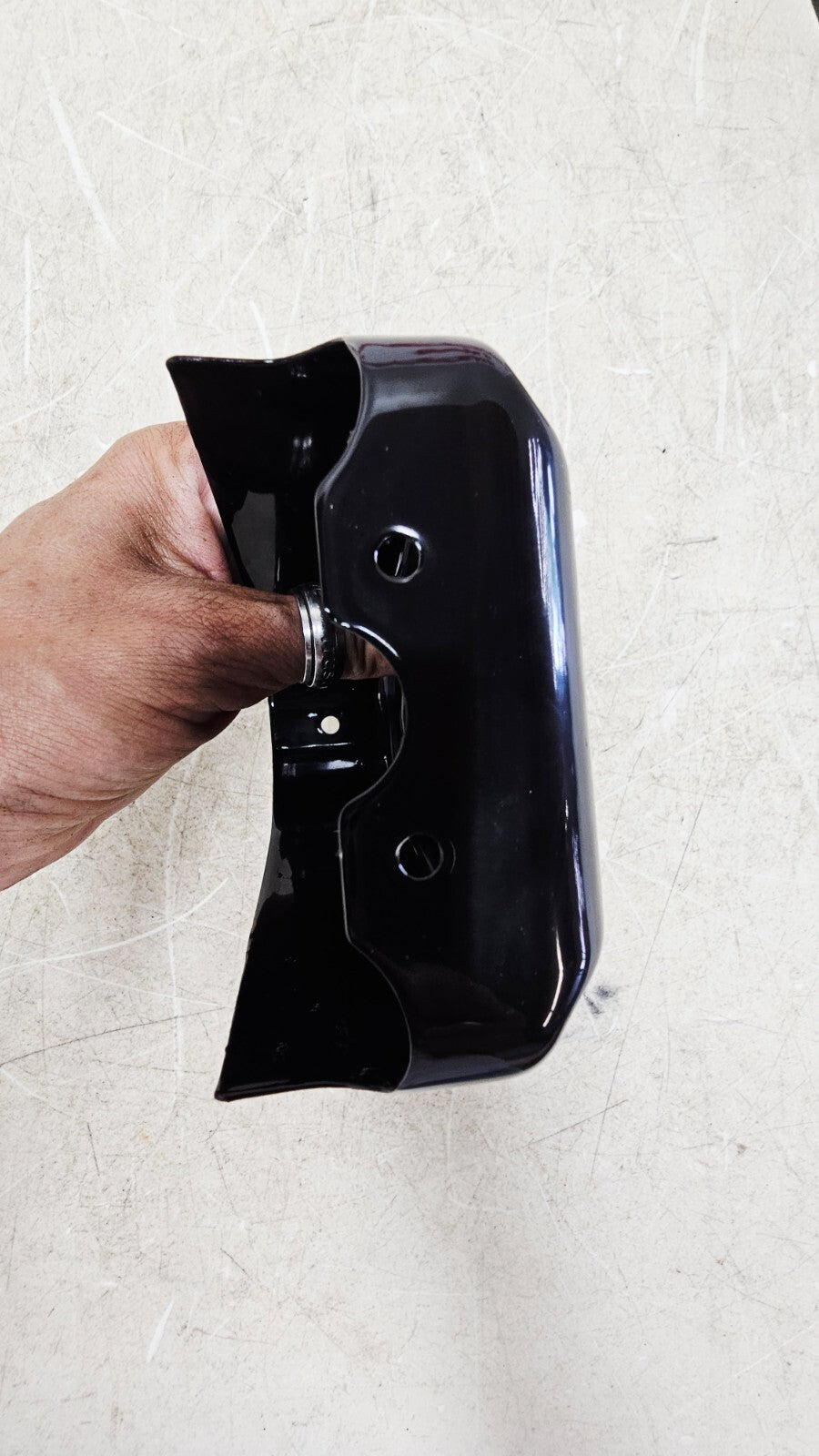 1993 HARLEY SOFTAIL Kuryakyn Rear Axle Swing Arm Cover Guard Black