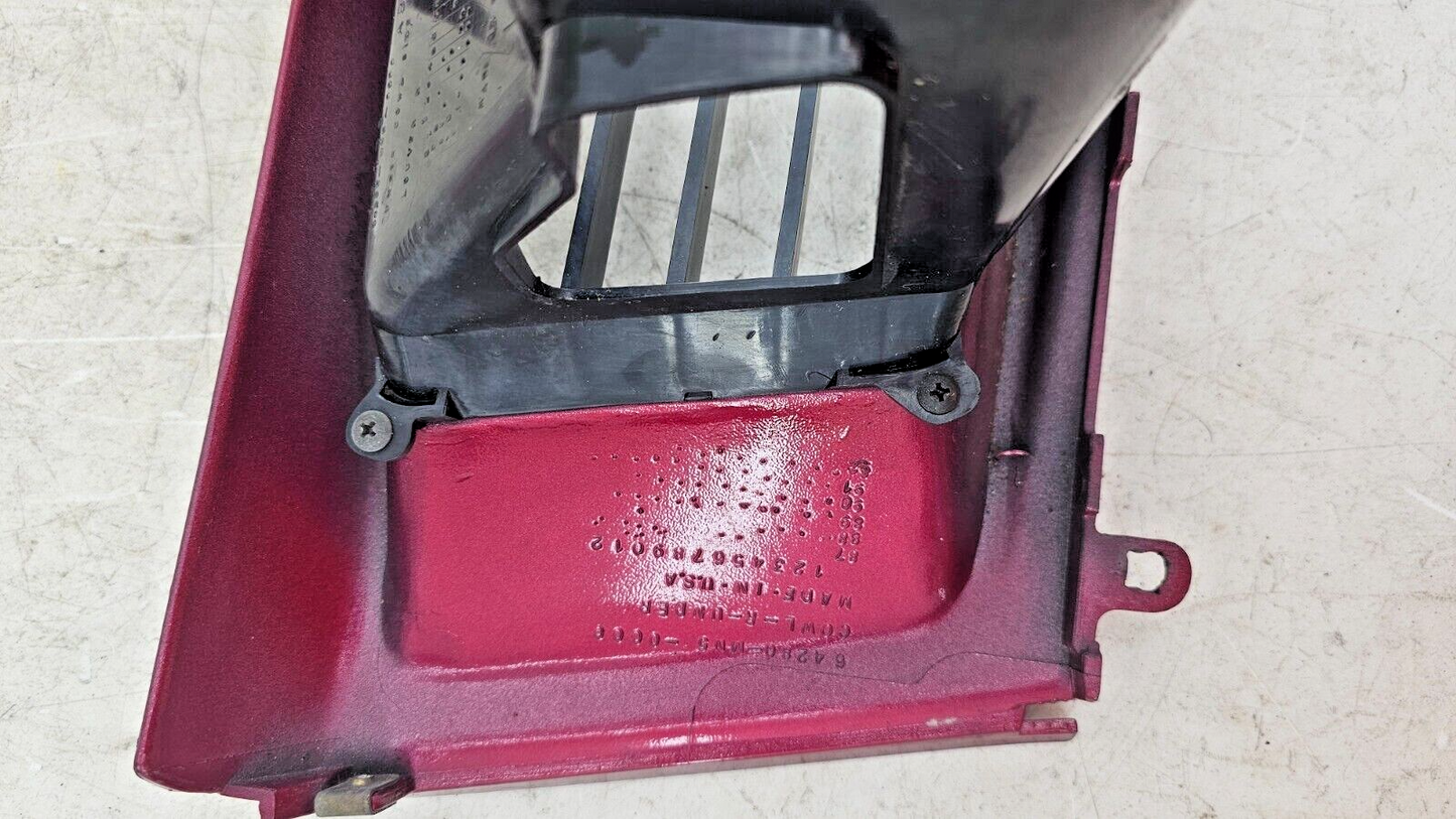1993 HONDA GOLDWING GL1500 Right Side Lower Fog Light Fairing Cowl Panel Red