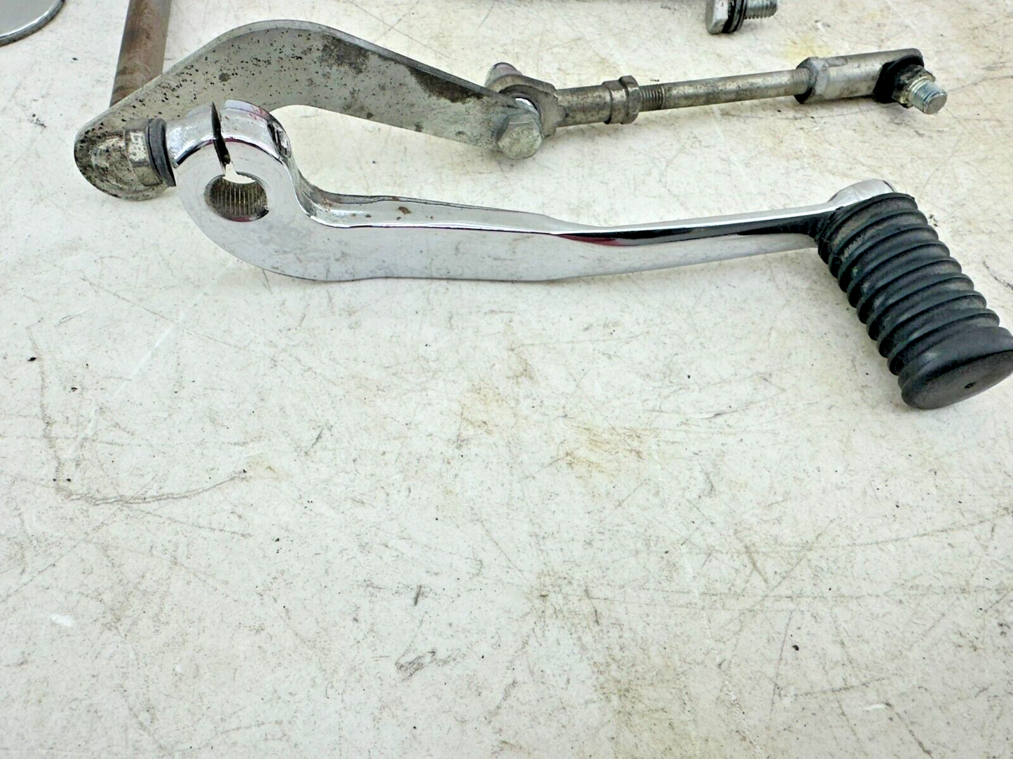 2002 HARLEY DYNA LOW RIDER OEM HD Mid Controls Shift Lever Brake Pedal + Linkage