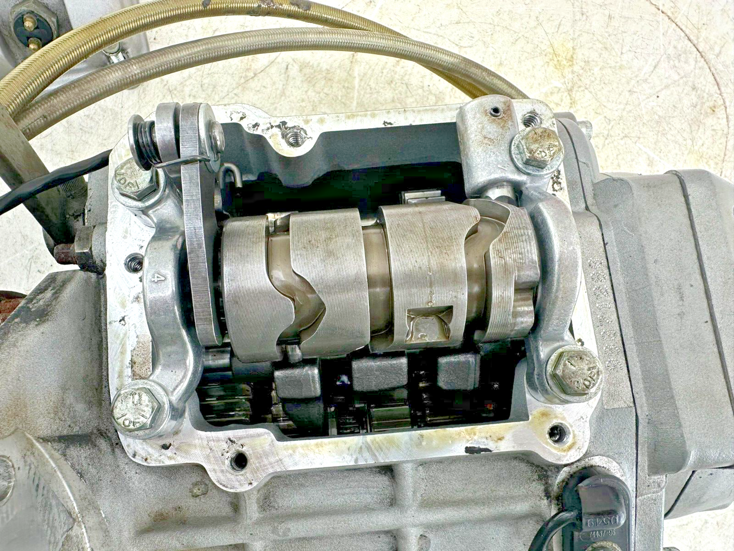 1999 HARLEY SOFTAIL OEM HD 5 Speed Transmission Gearbox + Cable
