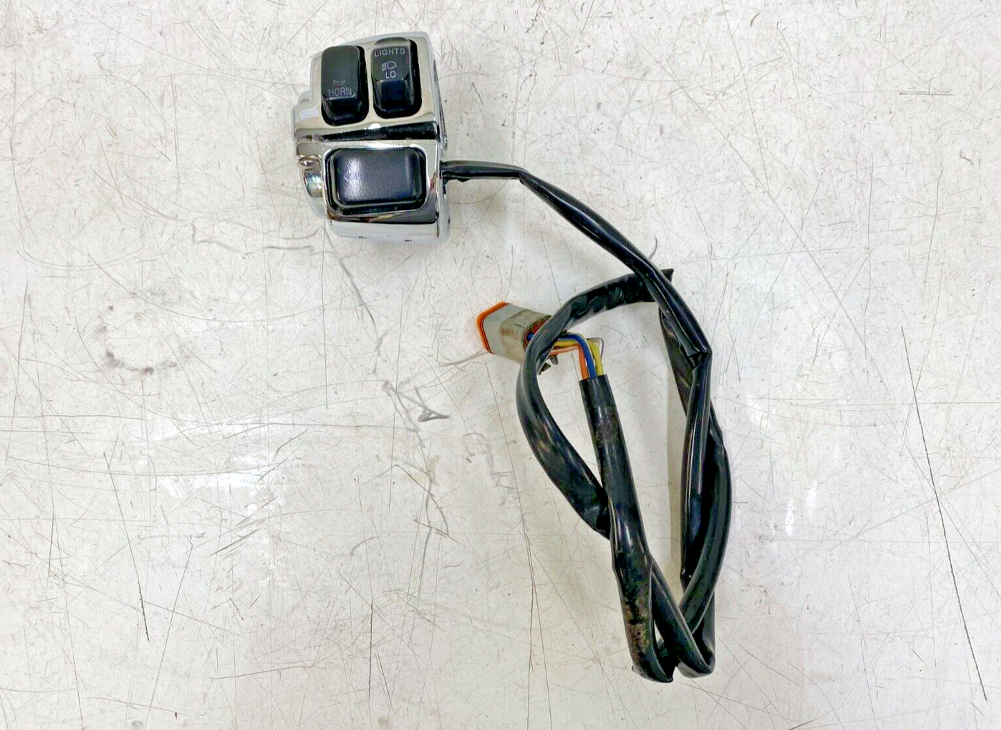 2001 Harley Davidson Dyna Sportster Chrome Left Hand Switch Housing & Buttons