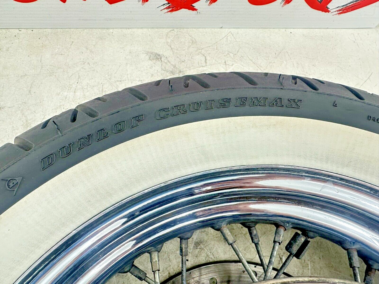2003 HARLEY ELECTRA GLIDE classic 16x3 Front Wheel Rim Dunlop Tire Rotors