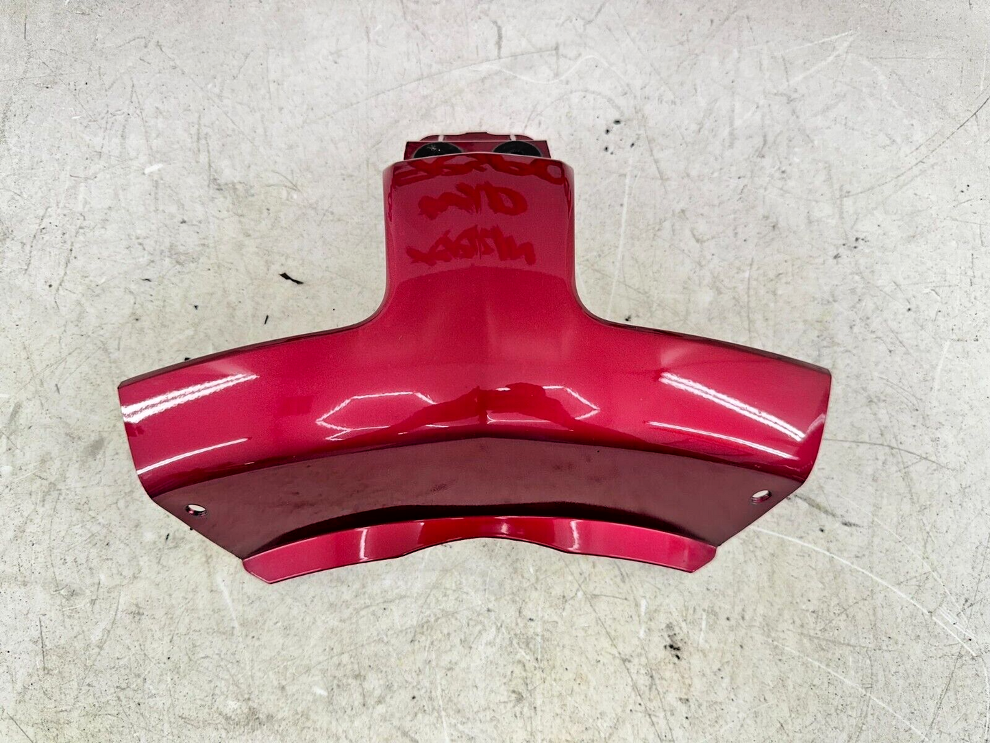 2004 Honda Goldwing GL1800 Red Front Fairing Cowl Lower Center Cover Plastic