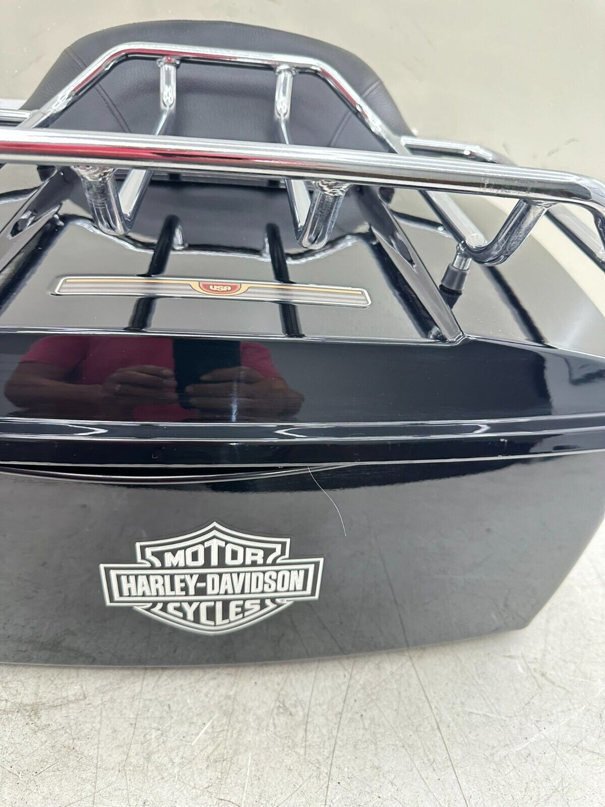 2003 HARLEY ELECTRA GLIDE classic Trunk Top Box W/ Luggage Lock + Key