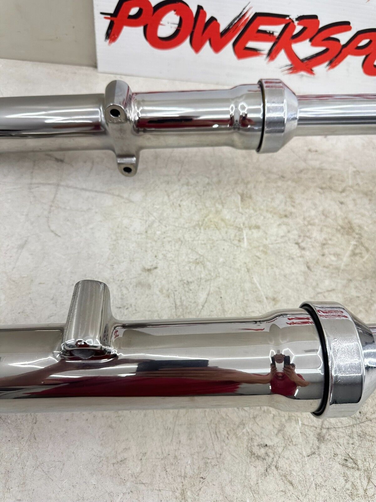 1999 HARLEY SOFTAIL Chrome Wide Glide Forks Triple Tree Clamp