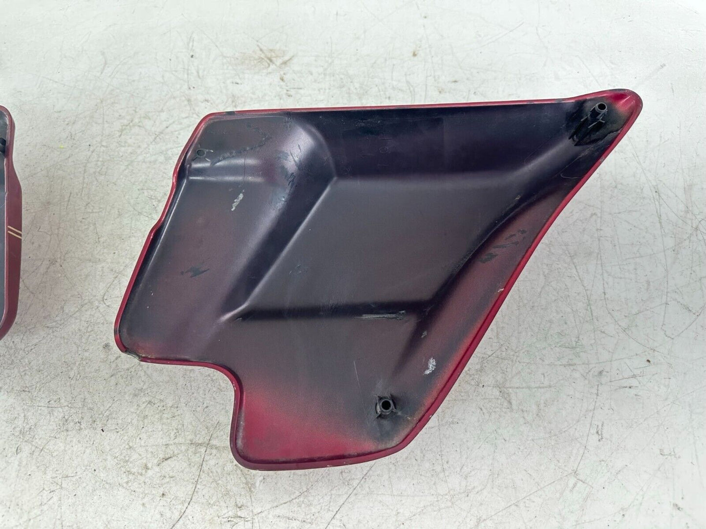 2004 HARLEY FLH ELECTRA GLIDE Right Left Side Cover Fairing Red 66250-97