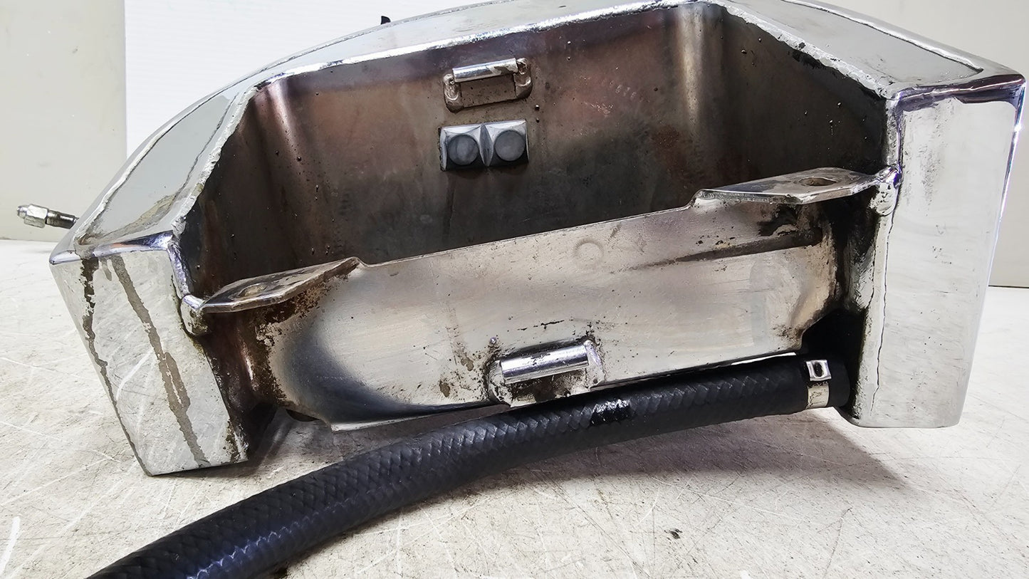 1993 HARLEY SOFTAIL Oil Tank Cannister Reservoir & Hose Line