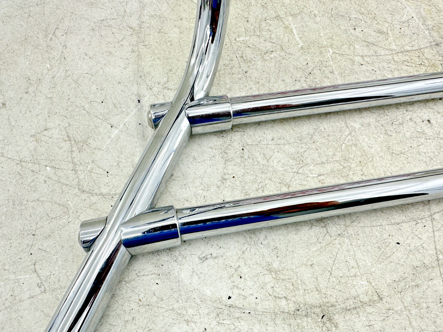 2003 HARLEY ELECTRA GLIDE classic Chrome Saddlebag Bumper Guard Muffler Brackets
