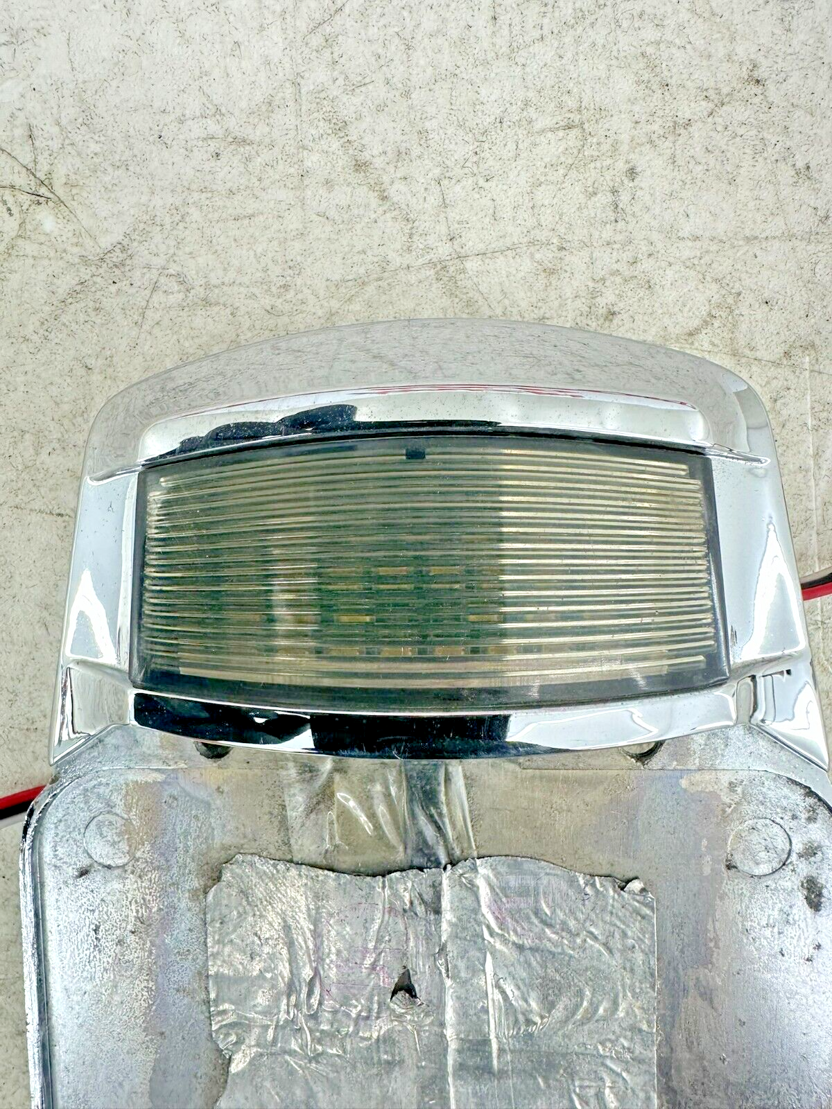 2002 HARLEY DYNA LOW RIDER Chrome Swingarm License Plate Side Mount