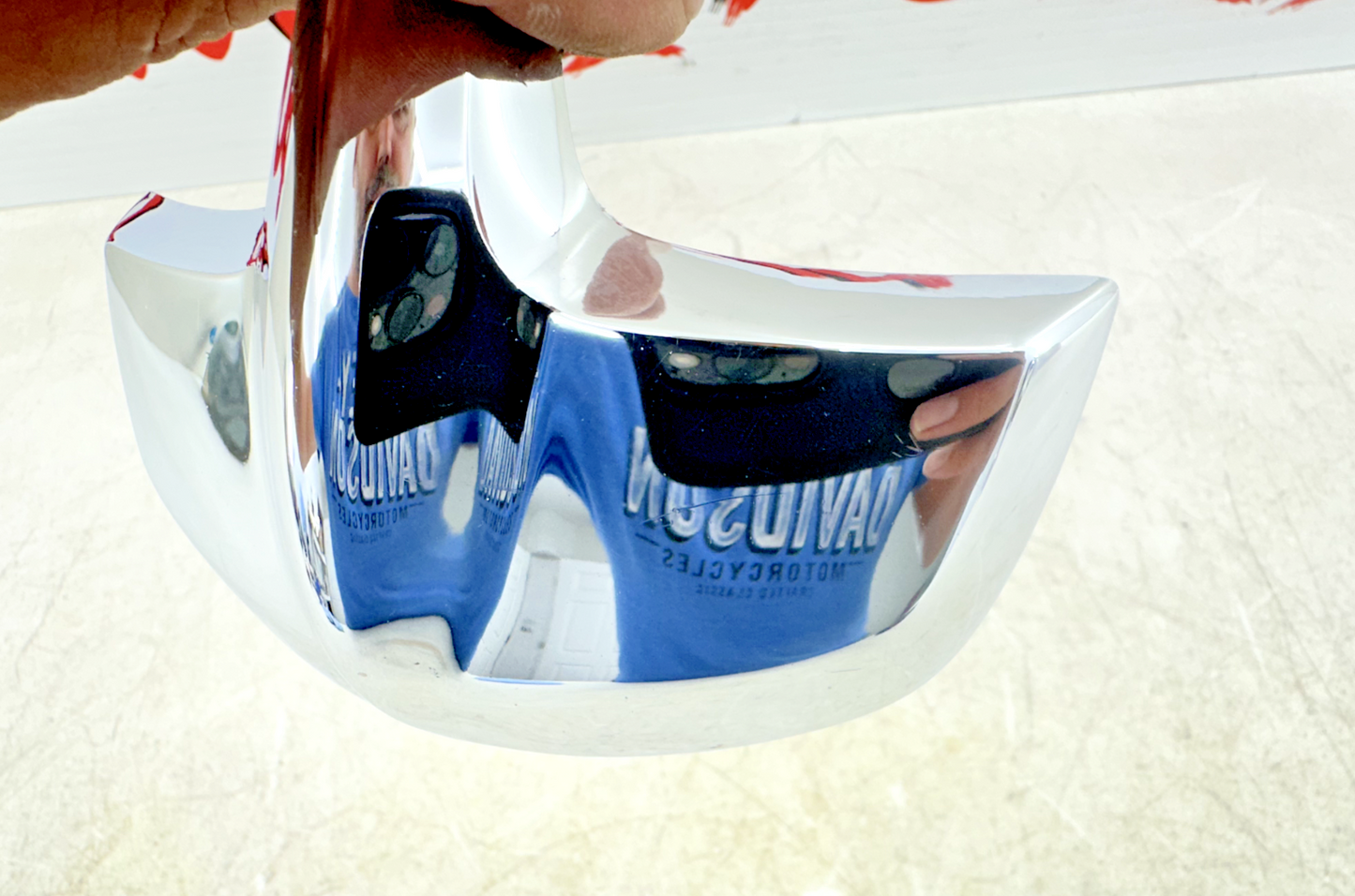 1999 HONDA VALKYRIE INTERSTATE OEM Chrome Front Fender Trim Tip Accent