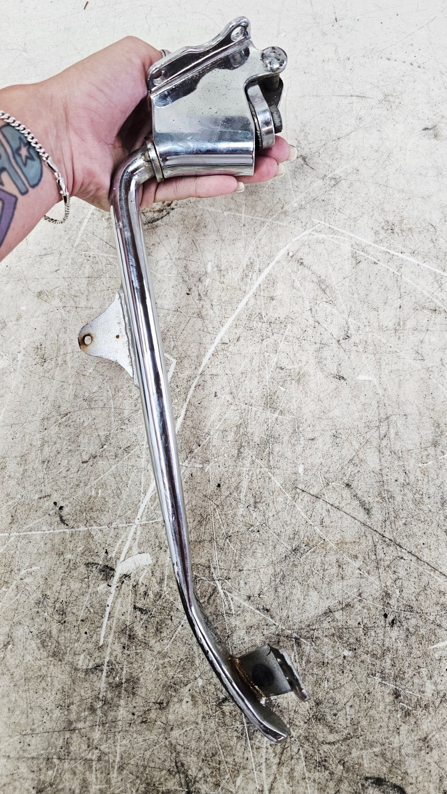 1999 HARLEY SOFTAIL Chome Kickstand Jiffy Kick Side Stand