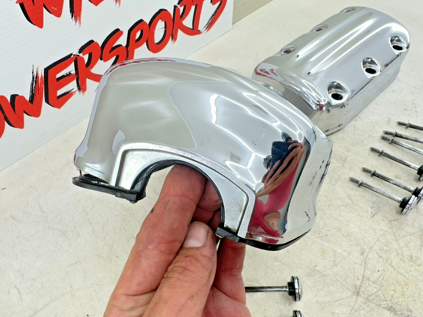 1999 HONDA VALKYRIE INTERSTATE Chrome Right Left Valve Head Covers