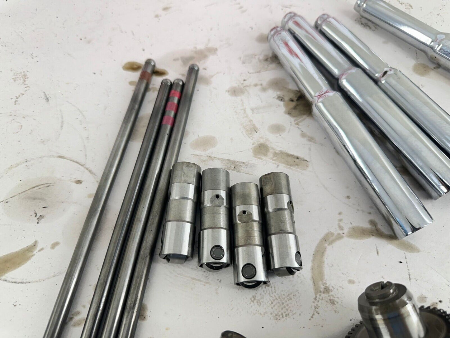 2003 Harley Davidson Sportster 1200 Cams Lifter Pushrods Chrome Cover