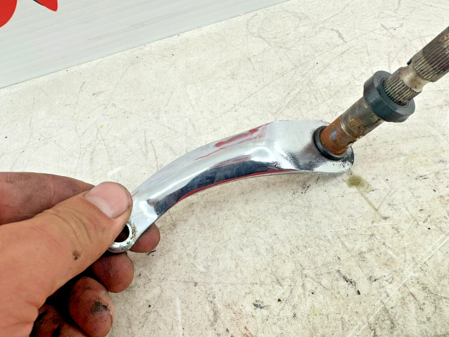 2006 HARLEY SOFTAIL DELUXE OEM HD Heal Toe Shifter Shift Shaft + Linkage