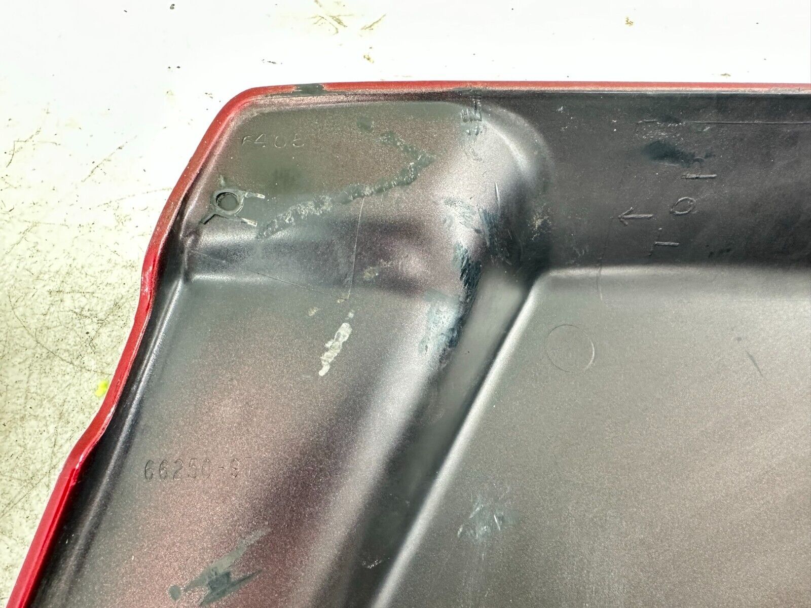 2004 HARLEY FLH ELECTRA GLIDE Right Left Side Cover Fairing Red 66250-97