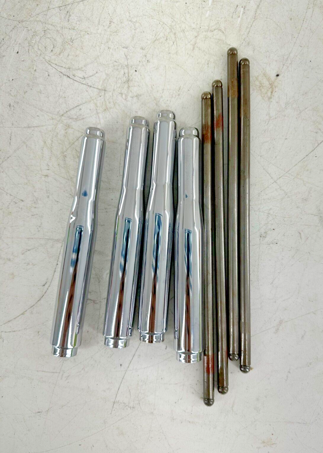 2006 HARLEY DAVIDSON SPORTSTER Chrome Pushrod Covers & OEM HD Pushrod