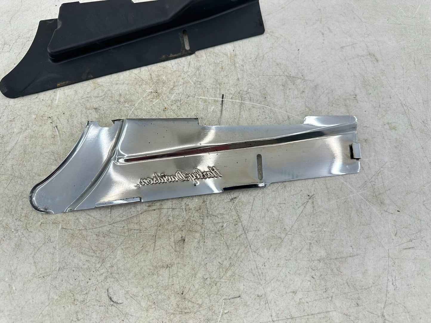 2002 HARLEY DYNA LOW RIDER Chrome Lower Belt Cover + Plastic Guard