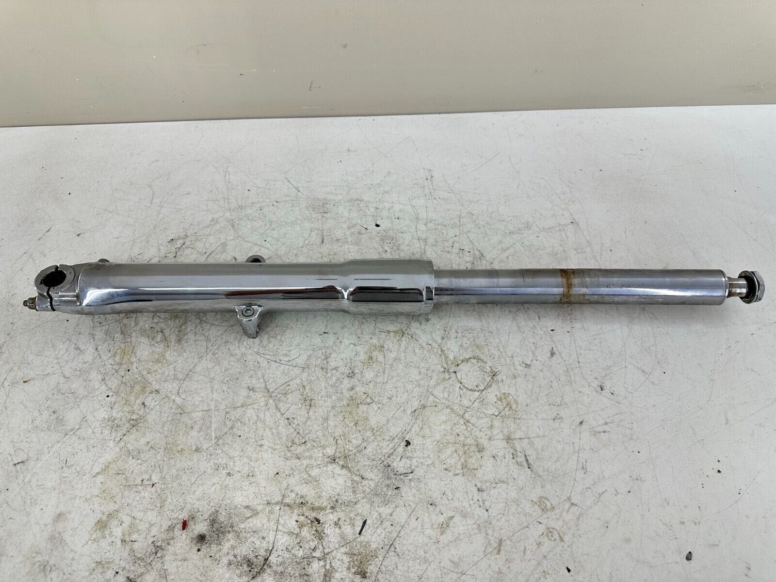 1999 HARLEY DAVIDSON SOFTAIL Front Fork Tube Chrome Lower ^Bent^ DAMAGED