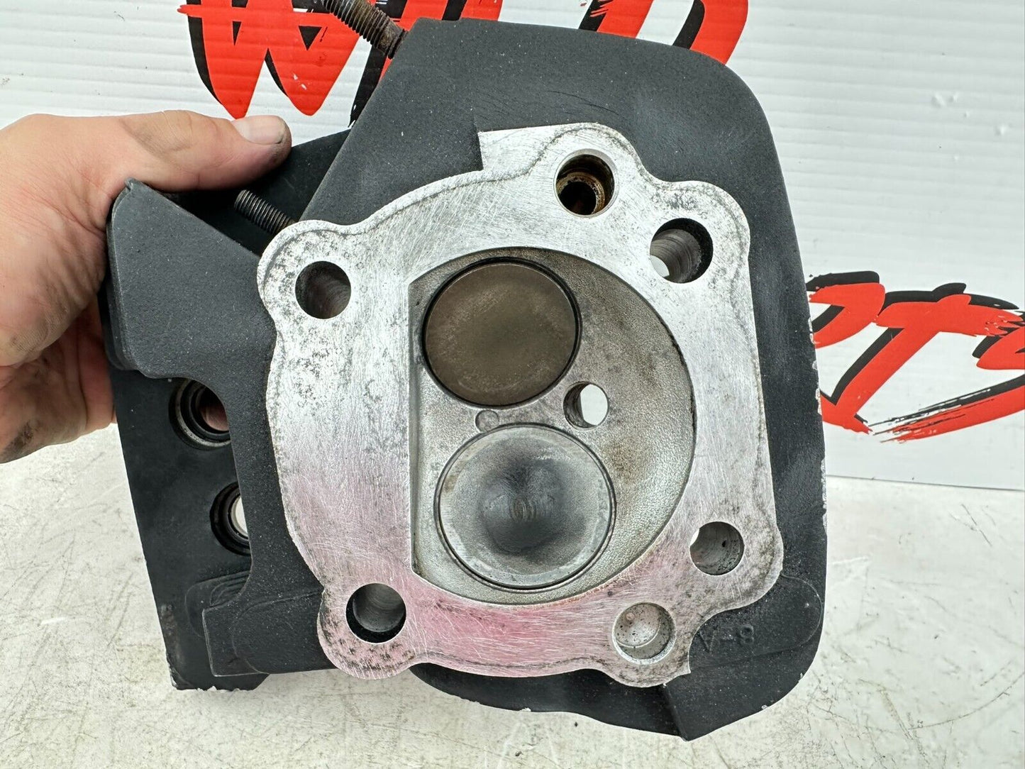 1995 HARLEY SOFTAIL EVO Engine Motor Front Cylinder Head W/ Valves 16721-84D