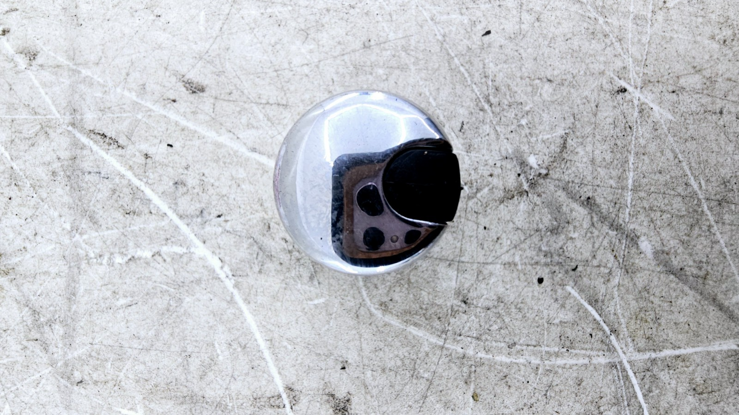 1988 HARLEY SOFTAIL Oil Pressure Sending Unit Chrome Cover