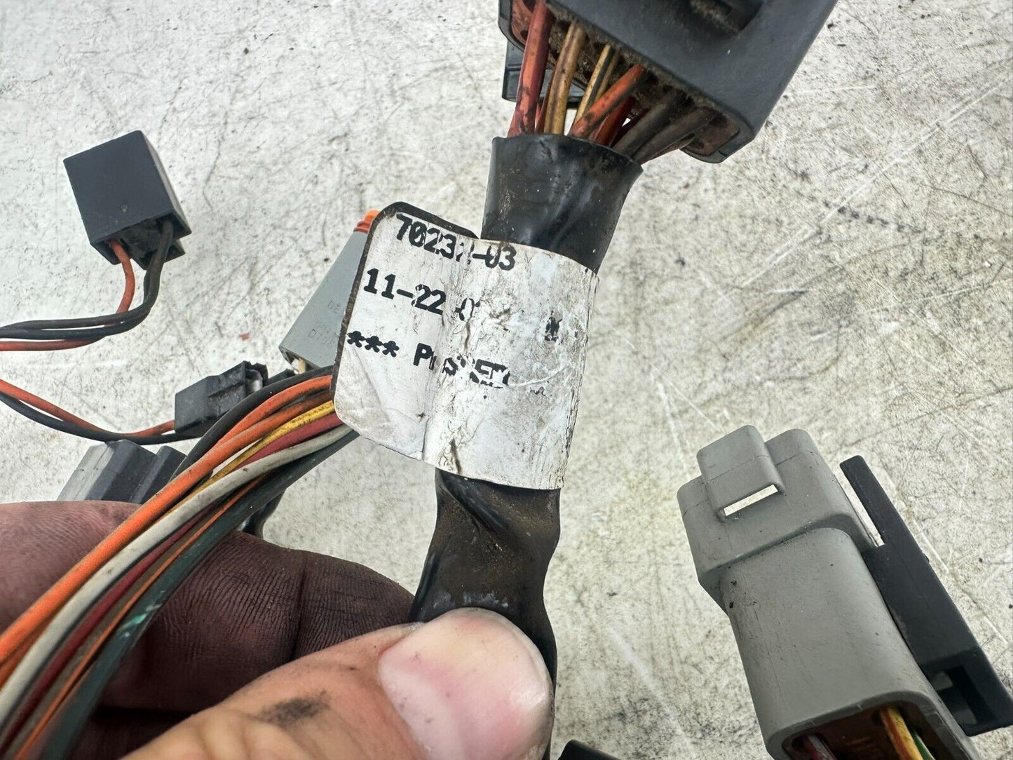 2003 HARLEY ELECTRA GLIDE classic Main Fairing Batwing Interconnect Wire Wiring