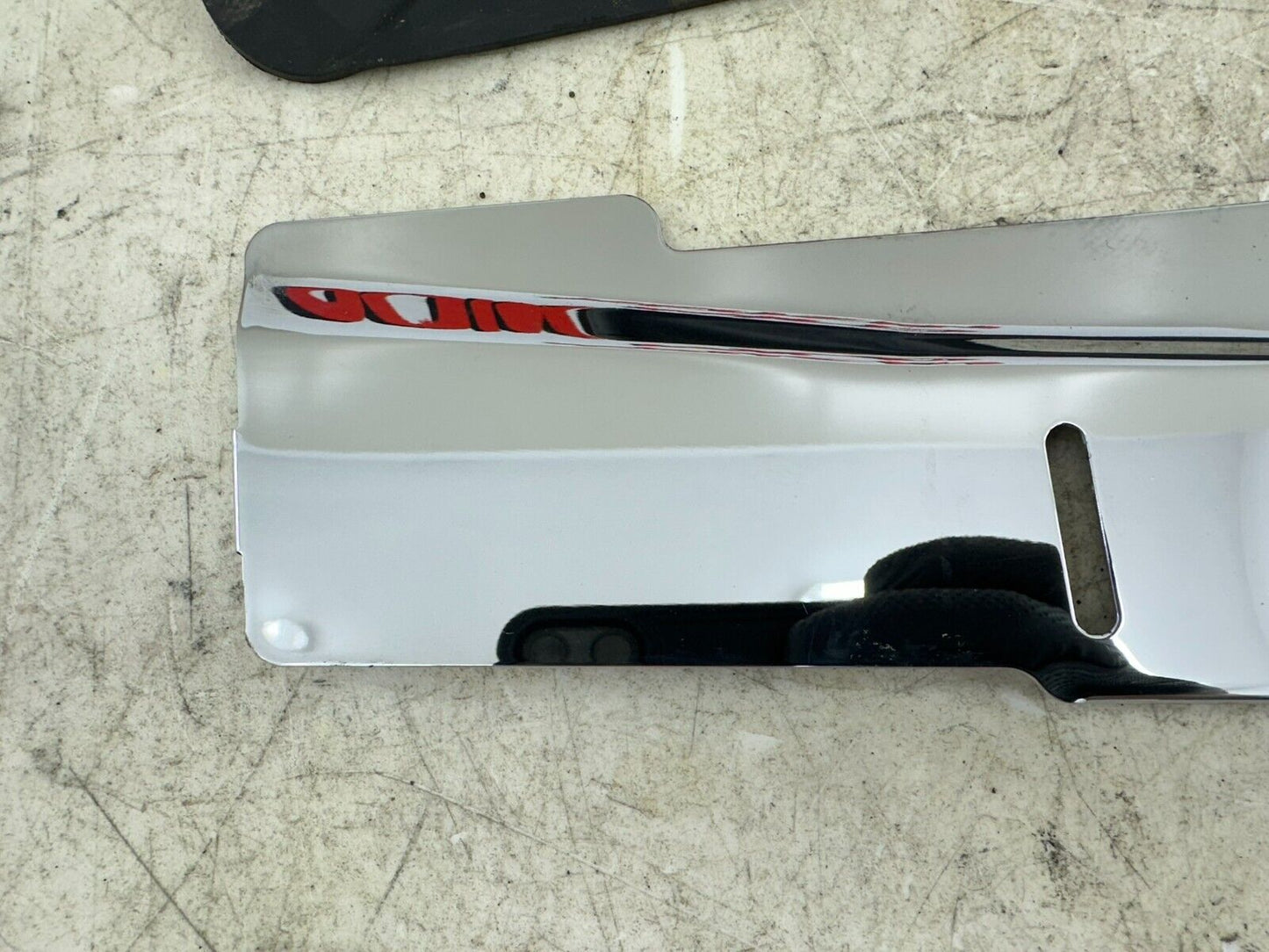 2002 HARLEY DYNA LOW RIDER Chrome Lower Belt Cover + Plastic Guard