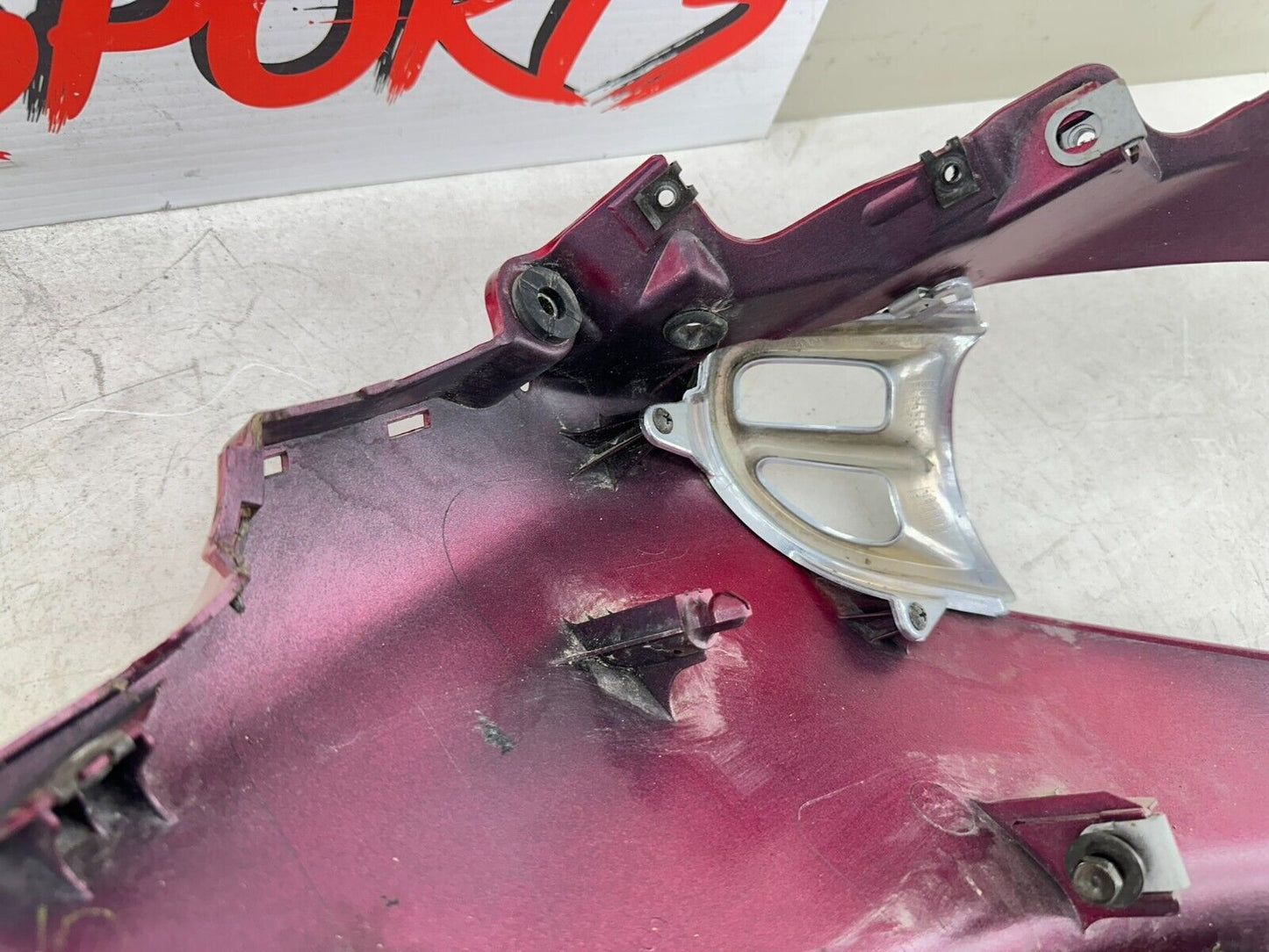 2004 Honda Goldwing GL1800 Red Left Side Headlight Mid Fairing Cowl Panel