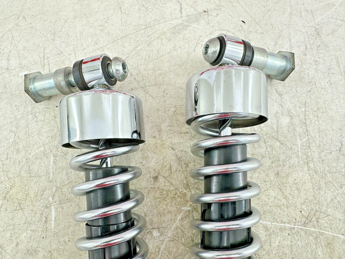 2003 Harley Davidson V Rod VRSCA Chrome Rear Shocks Suspension 12.25"